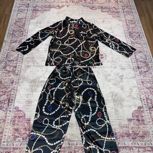 Morgan Taylor Intimates Women's Pajama Set Size Small In Great Shape!!